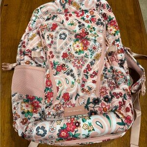 Vera Bradley ReActive  Prairie Paisley Multicolor Floral Backpack